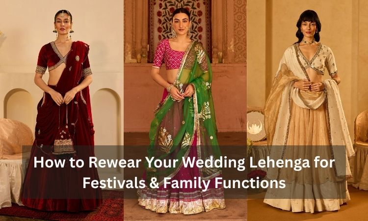 How to Rewear Your Wedding Lehenga