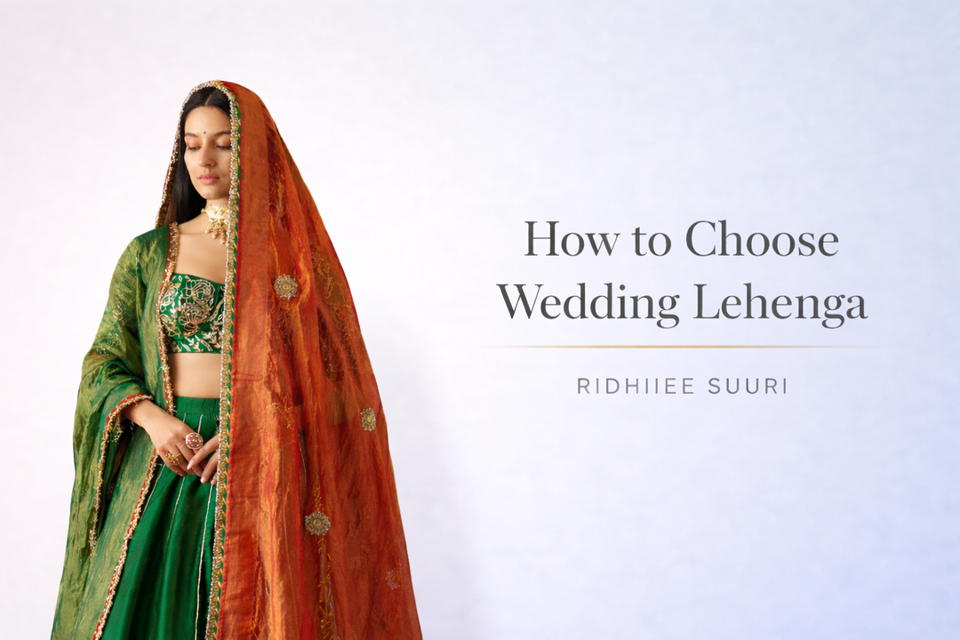 How to Choose Wedding Lehenga