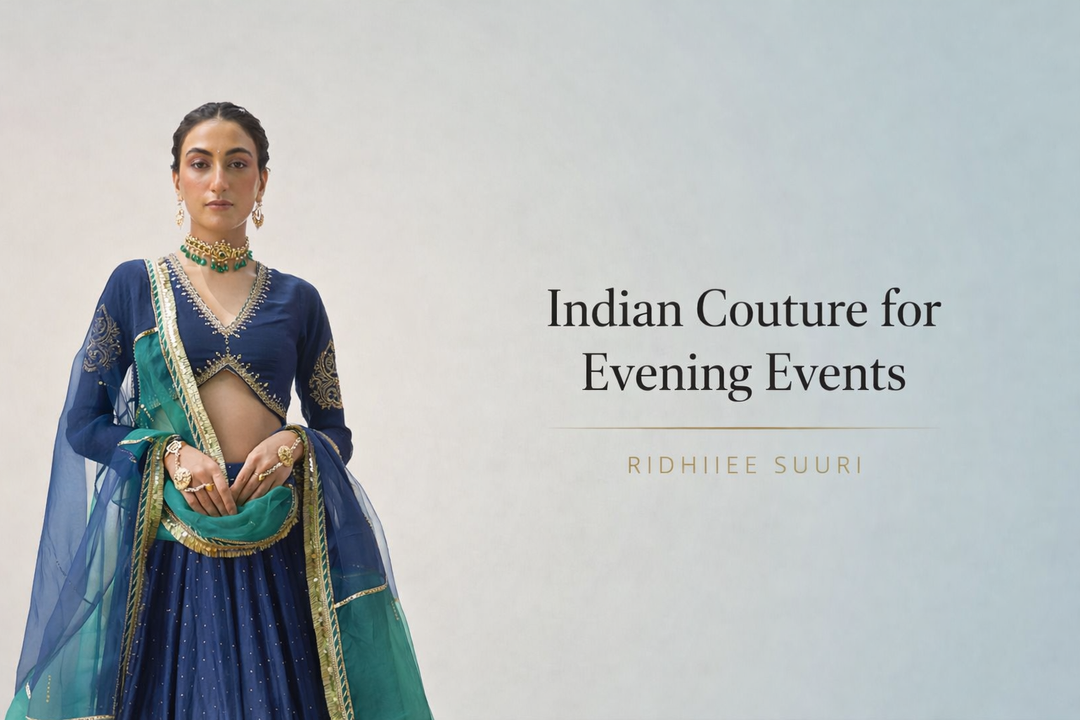 Indian Couture for Evening Events