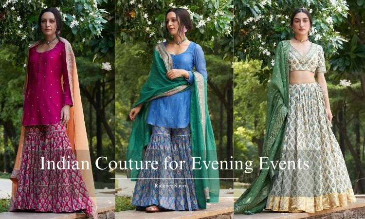 Indian Couture for Evening Events