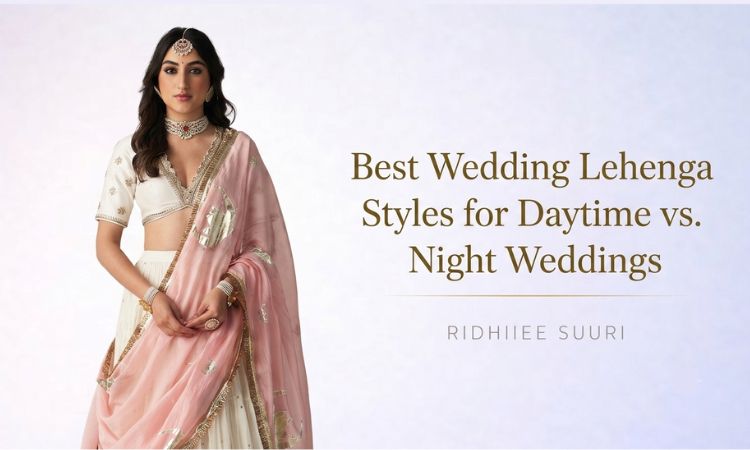 Best Wedding Lehenga Styles for Daytime vs. Night Weddings