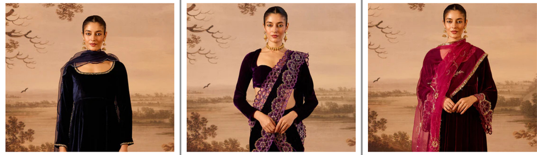 Inside the Dilbaro Embroidered Velvets Collection