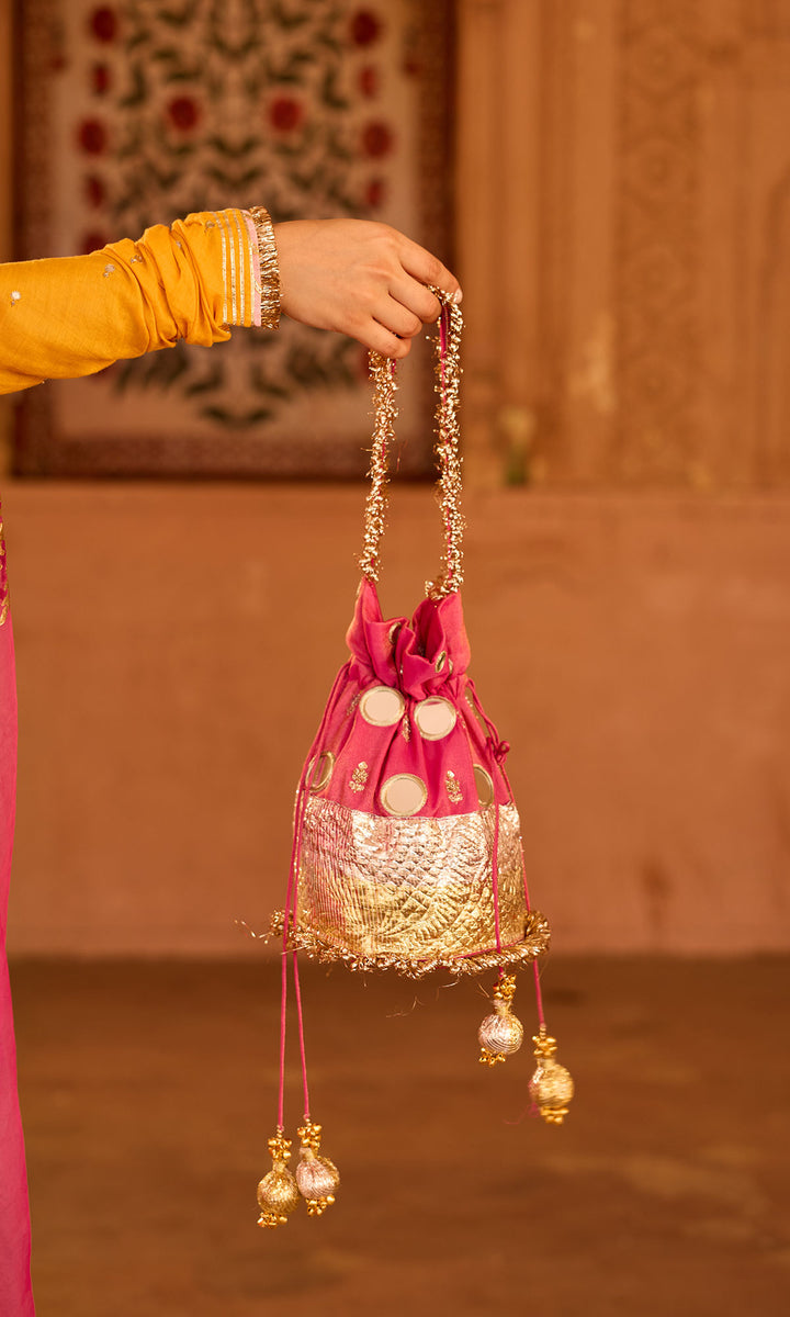 Phillauri 2 rani pink sheesha potli