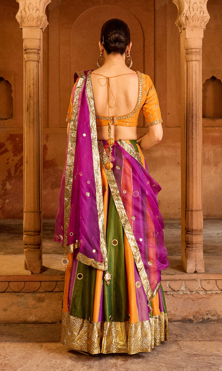 Phillauri 2 multi colour lehenga with blouse and dupatta (set of  3)