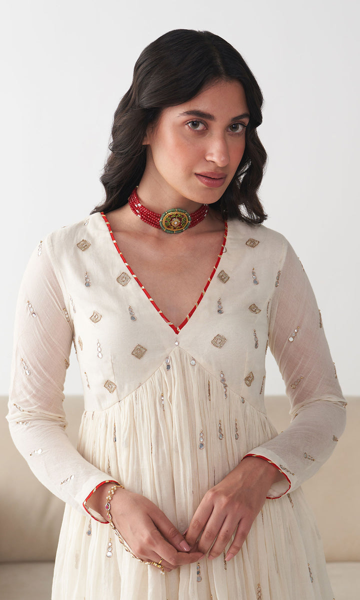 Ishq Off White Garara Set ( Set of 3)