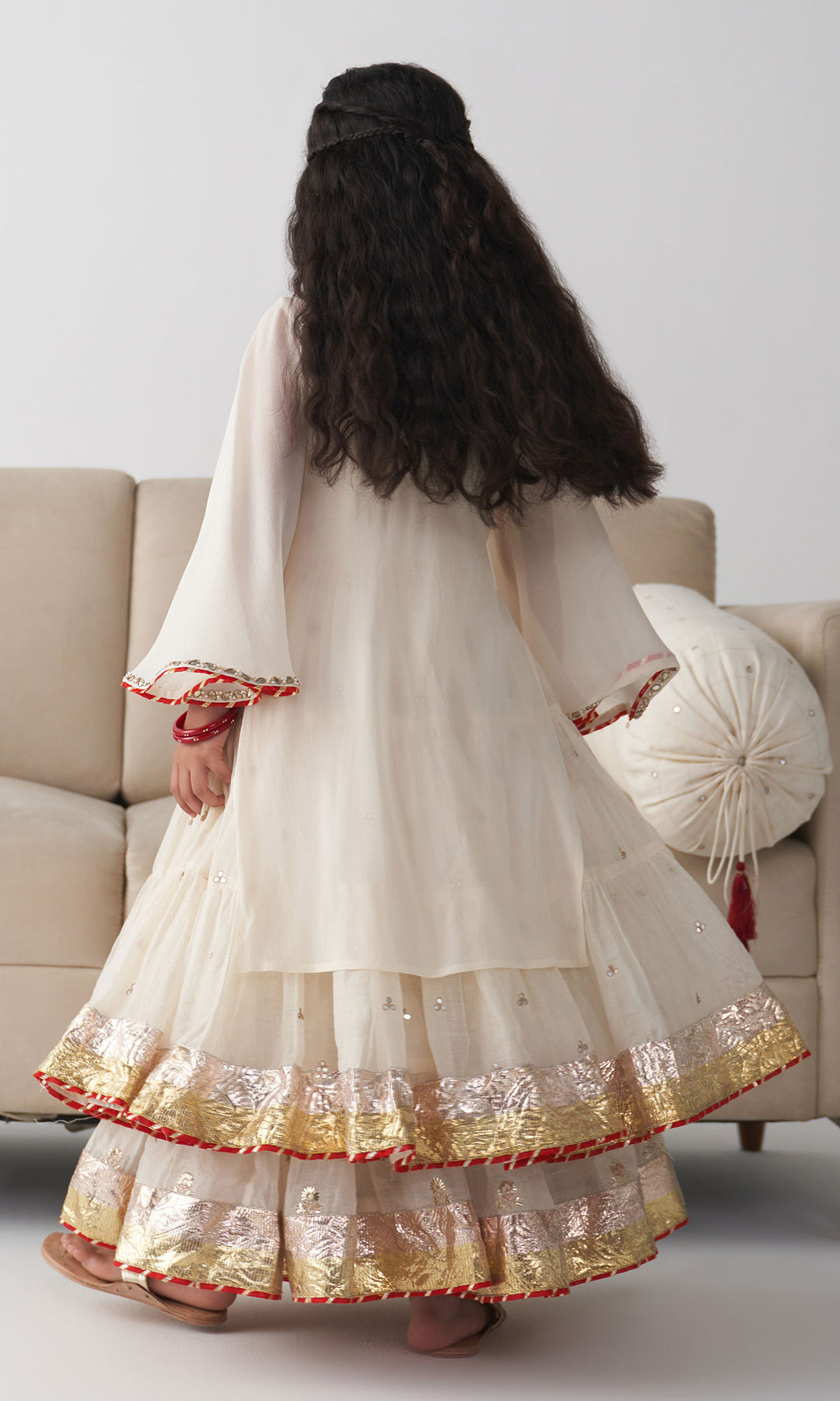 Ishq Off white dress (set of 2)