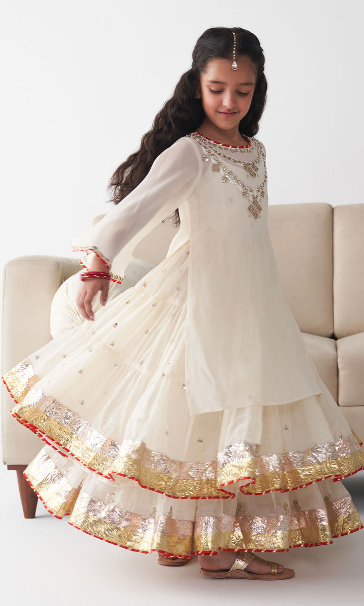 Ishq Off white dress (set of 2)