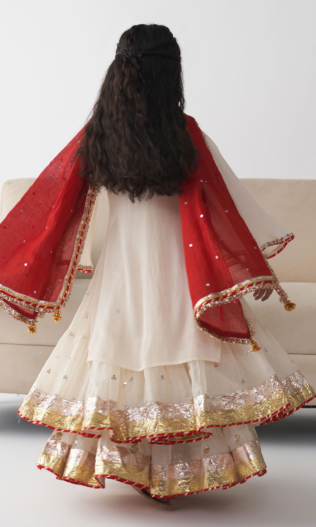 Ishq Off white dress (set of 2)