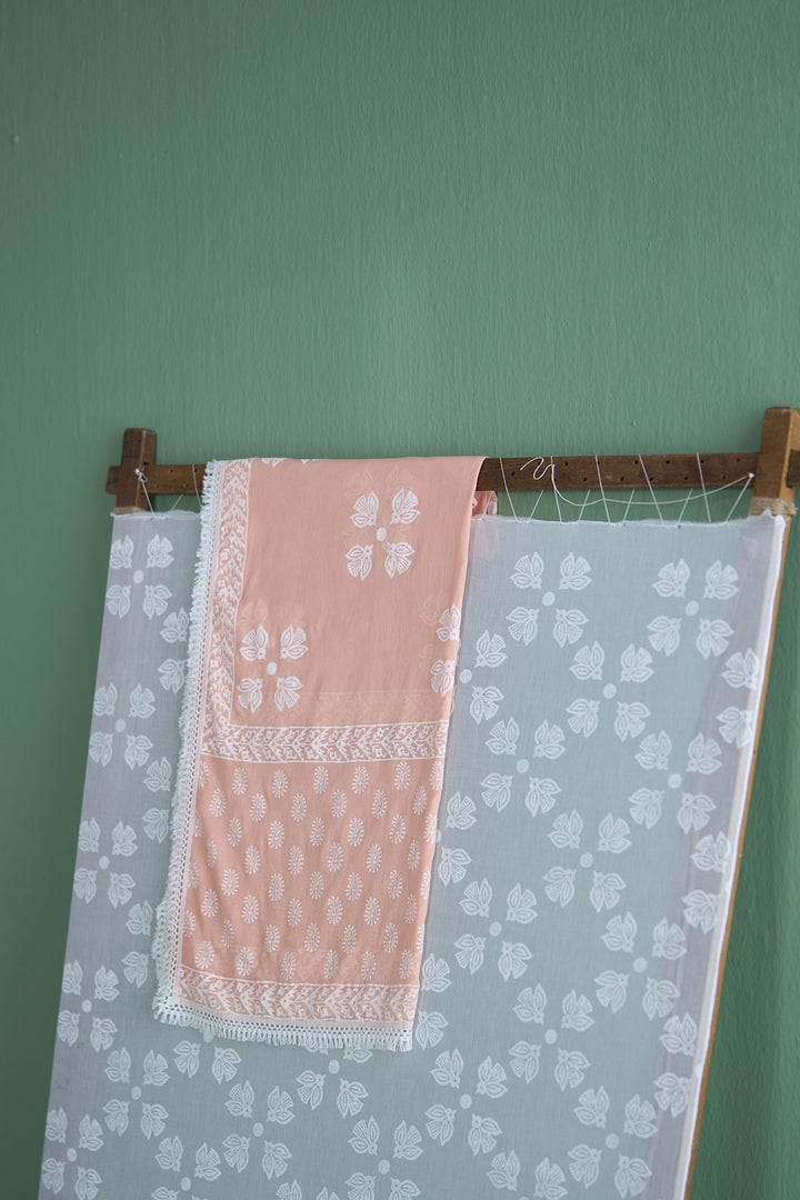 Chhaya Vol 2 Orange Bird print dupatta only