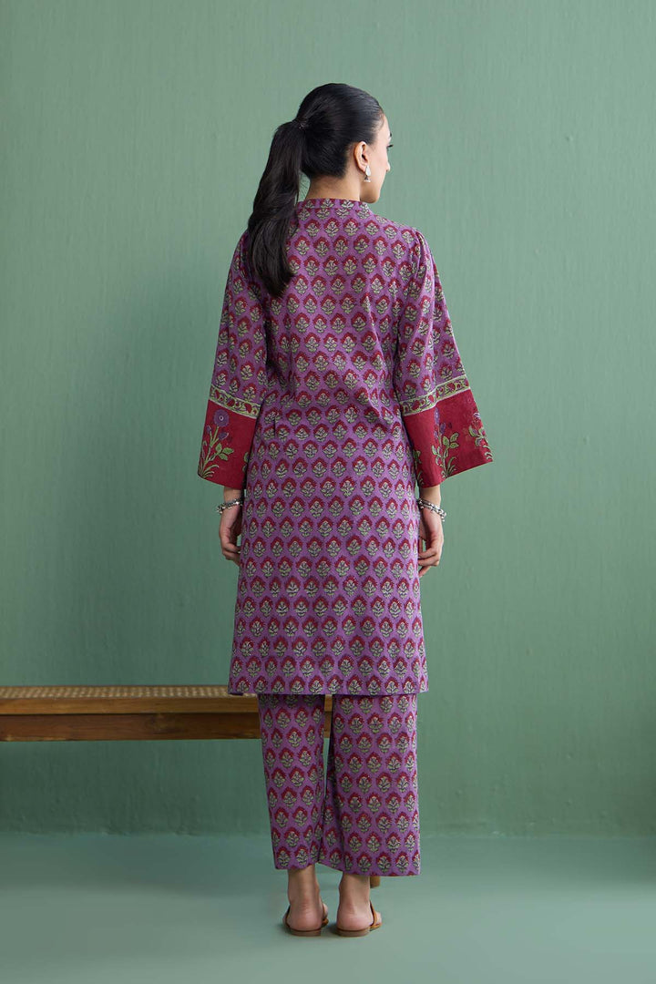 Mughal Summer Purple Co- Ord Set