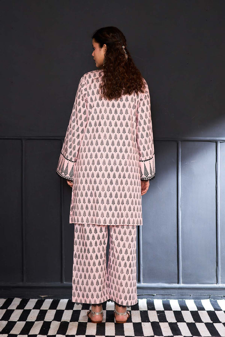 Siyahi soft pink co-ord set ( Set of 2 )