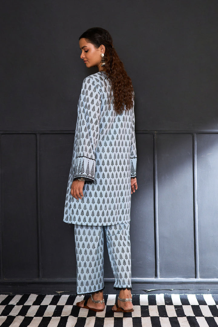 Siyahi blue co-ord set ( Set of 2 )
