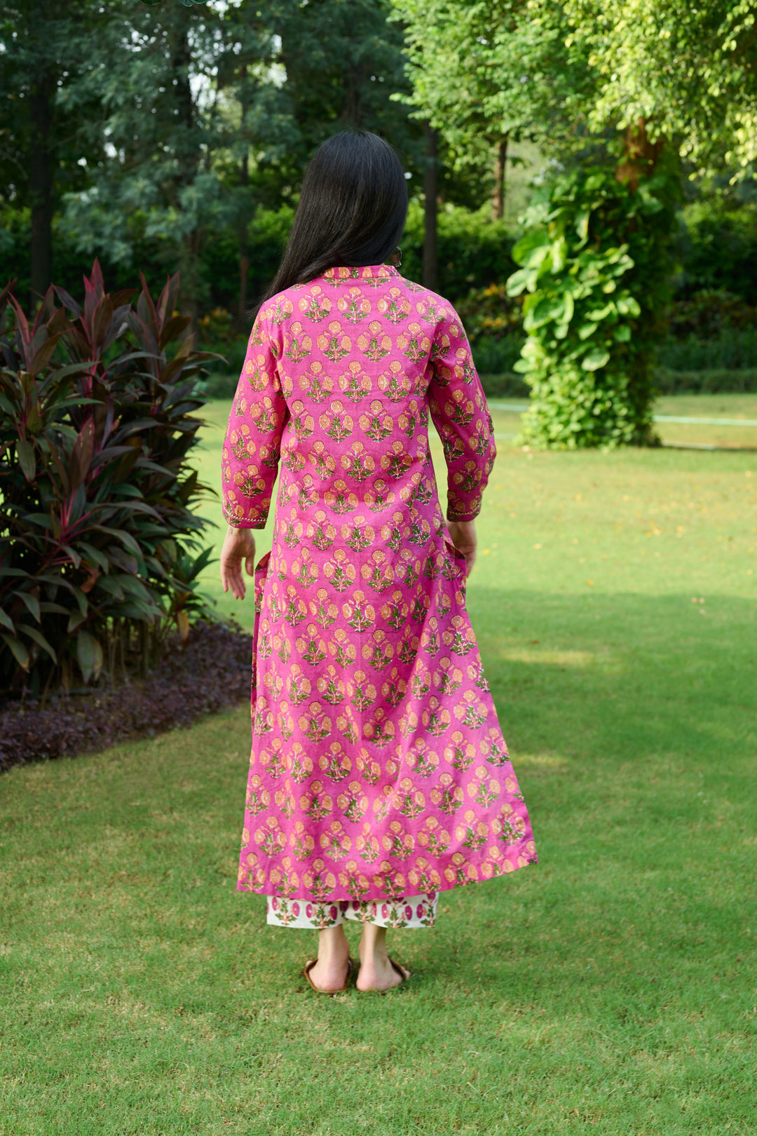Boota Rani Mughal Angrakha Kurta Set ( Set Of 2)