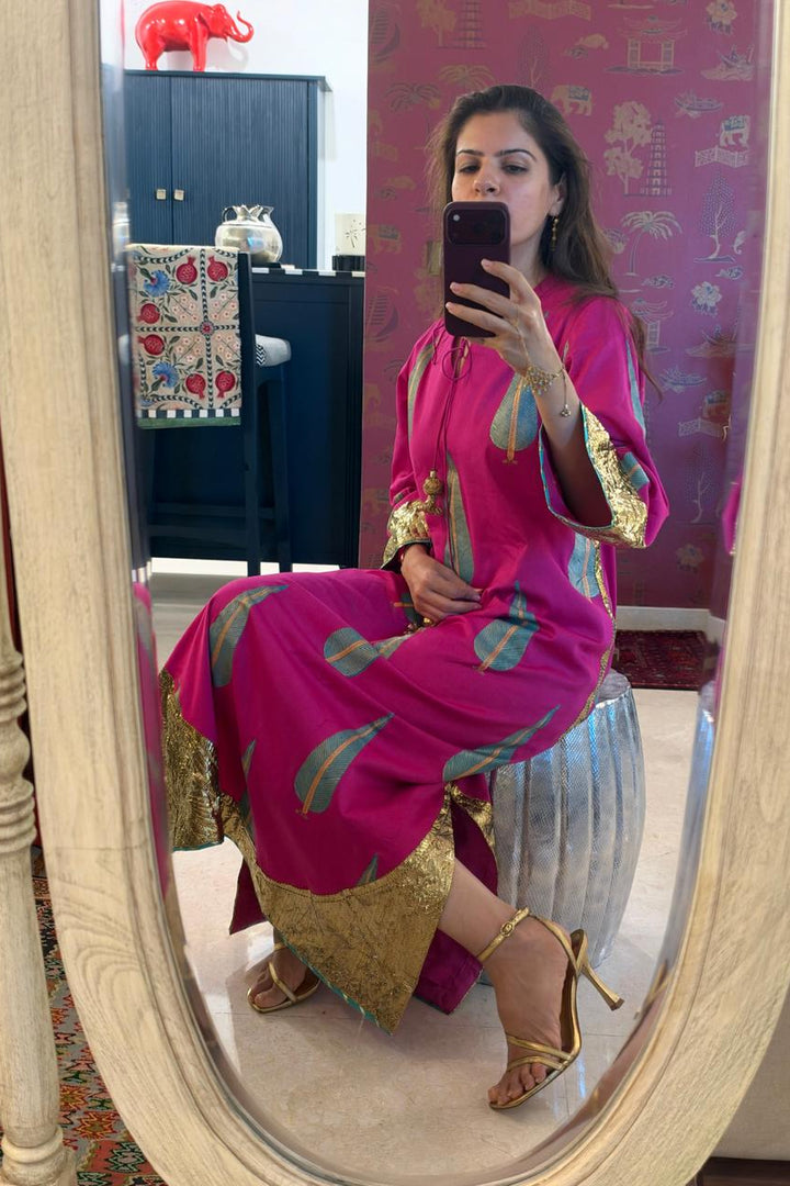 Boota Gulaabo chinar kaftan