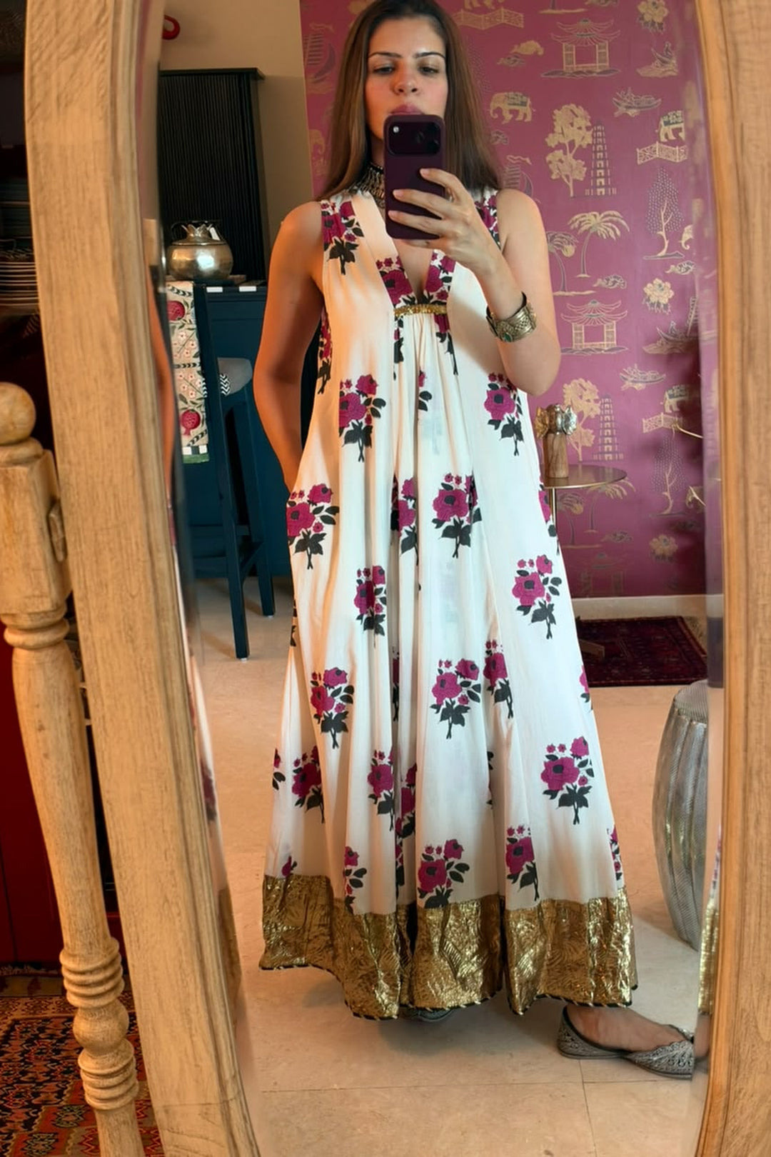 Boota Phool ghera dress