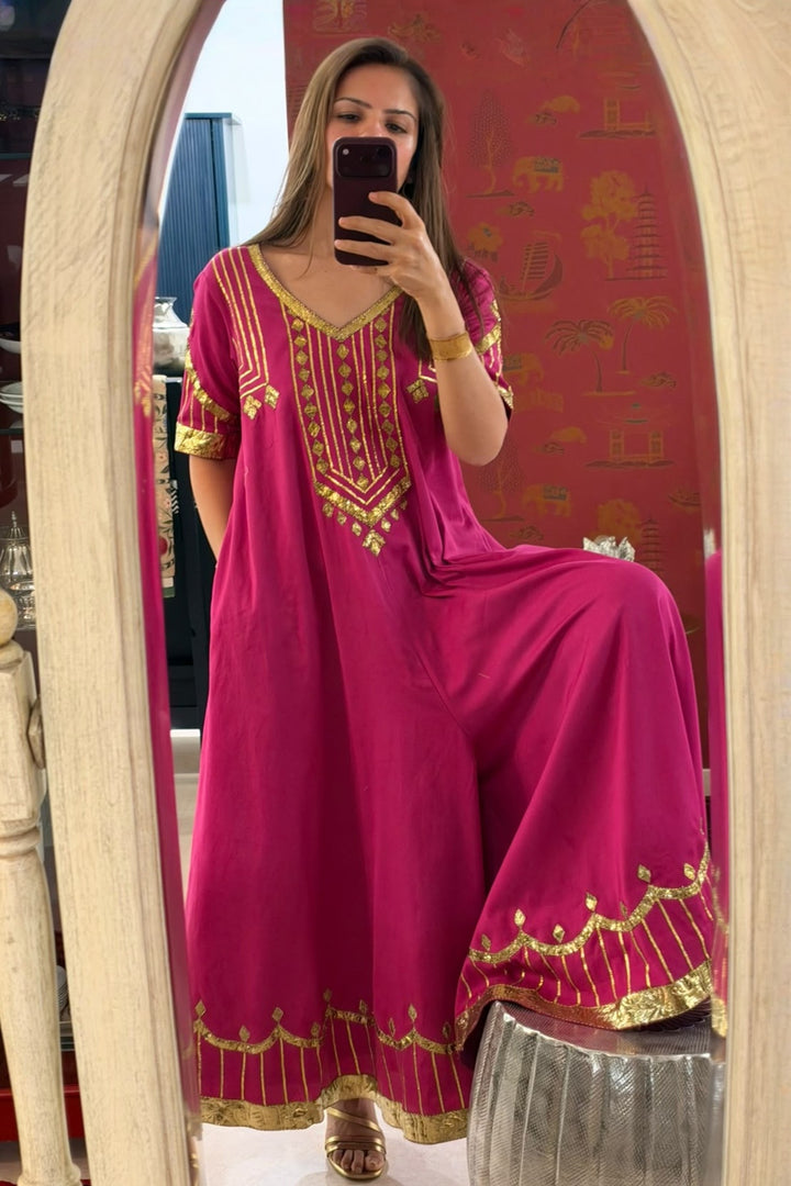 Boota Gulaabo gota jumpsuit
