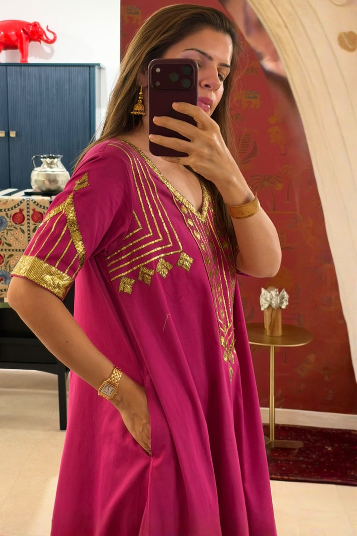 Boota Gulaabo gota jumpsuit