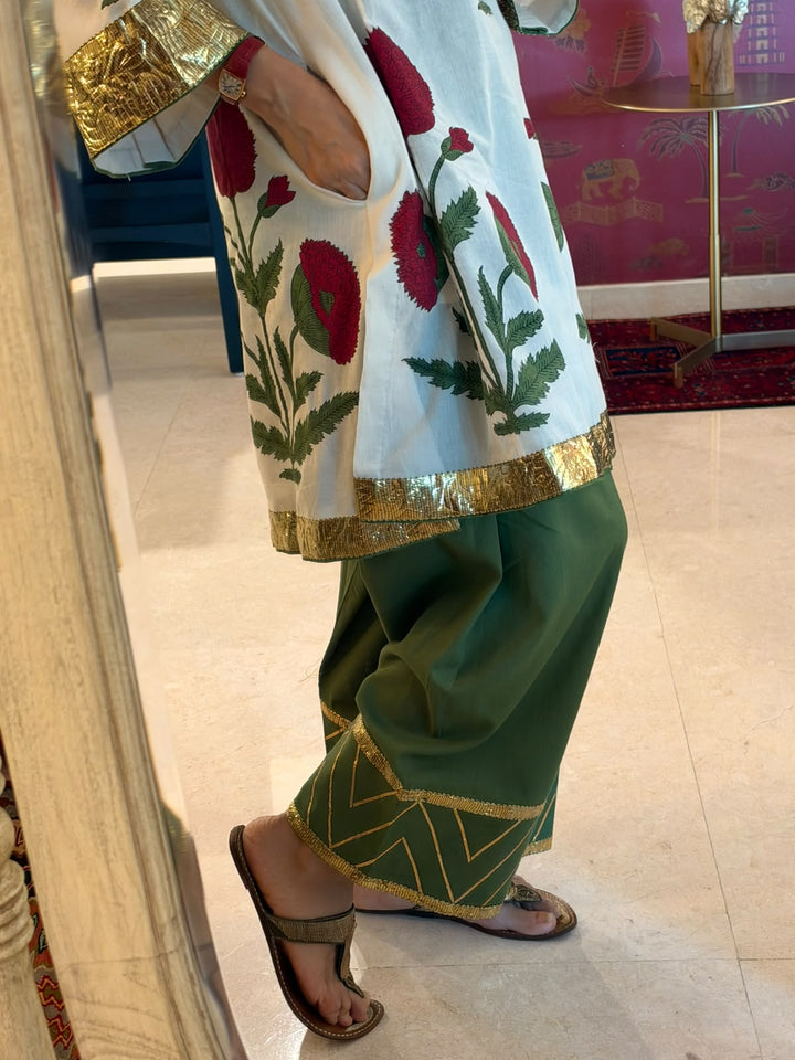 Boota Haseena choga and salwar (Set of 2)