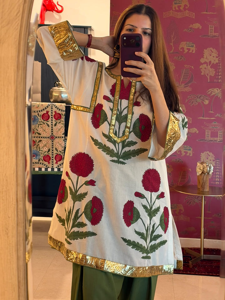 Boota Haseena choga and salwar (Set of 2)