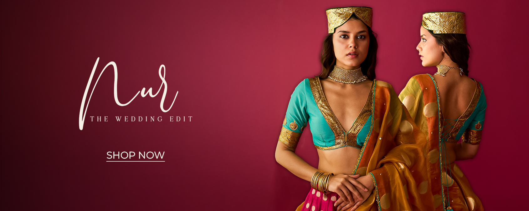 nur the wedding edit home page