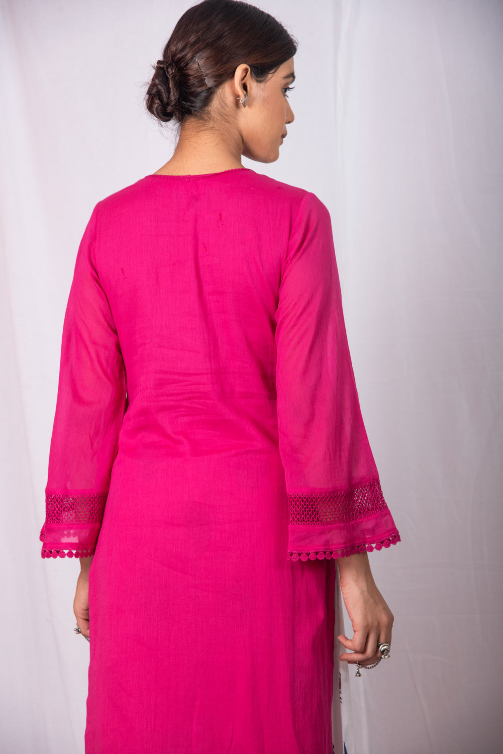FIZA TASSLE KURTA & PALAZZO SET RANI