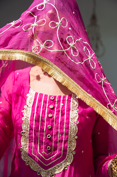 Ridhi Suri Rabab Rani kurta with sharara and dupatta- set of 3